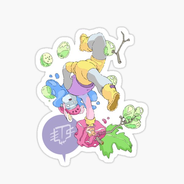 Jelly Grapes Sticker