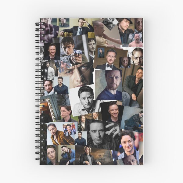 Item preview, James McAvoy Seamless Abstract Photo Collage designed and sold by GoghGetta.