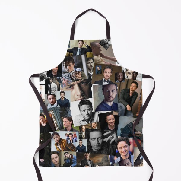 Item preview, James McAvoy Seamless Abstract Photo Collage designed and sold by GoghGetta.