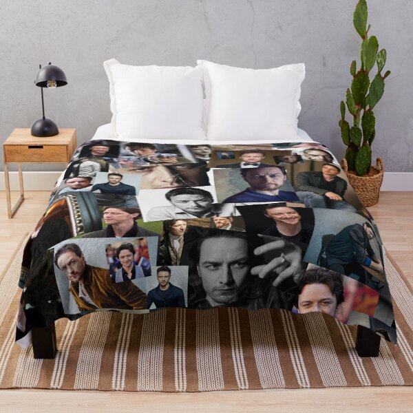 Item preview, James McAvoy Seamless Abstract Photo Collage designed and sold by GoghGetta.
