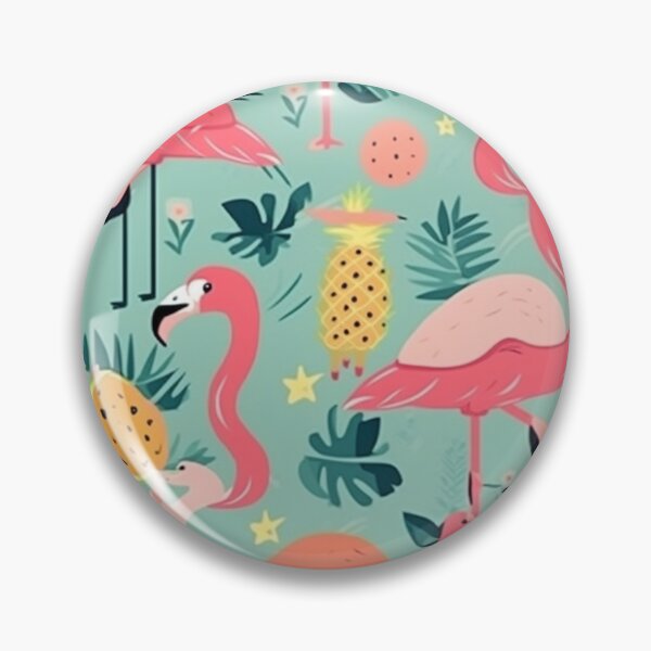 Artikelvorschau, Summer Pattern with Flamingos and Pineapples #4 entworfen und verkauft von FantasySoul.