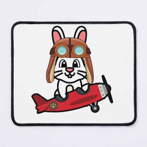 Item preview, Cute Furry Rabbit is going to fly a vintage airplane designed and sold by Pet Station.