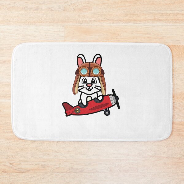Item preview, Cute Furry Rabbit is going to fly a vintage airplane designed and sold by Pet Station.