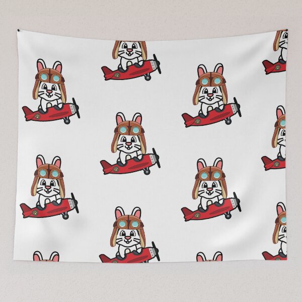 Item preview, Cute Furry Rabbit is going to fly a vintage airplane designed and sold by Pet Station.