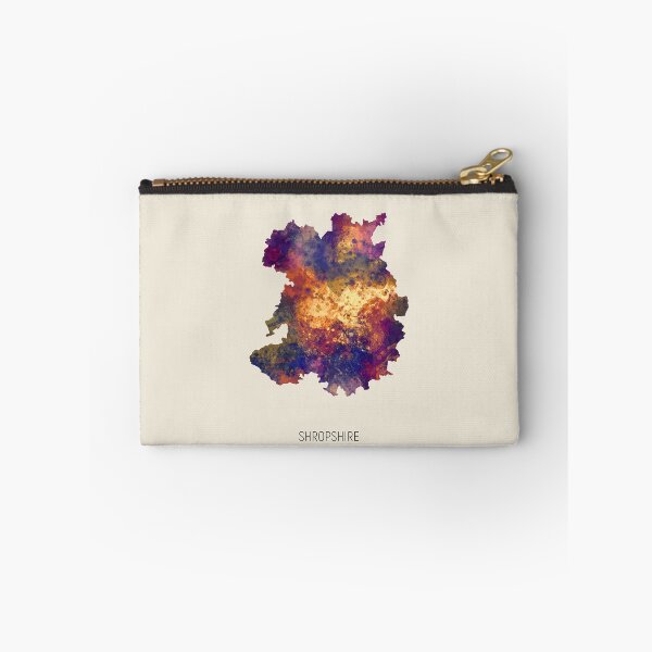 Item preview, Shropshire Watercolor Map designed and sold by ArtPrints.
