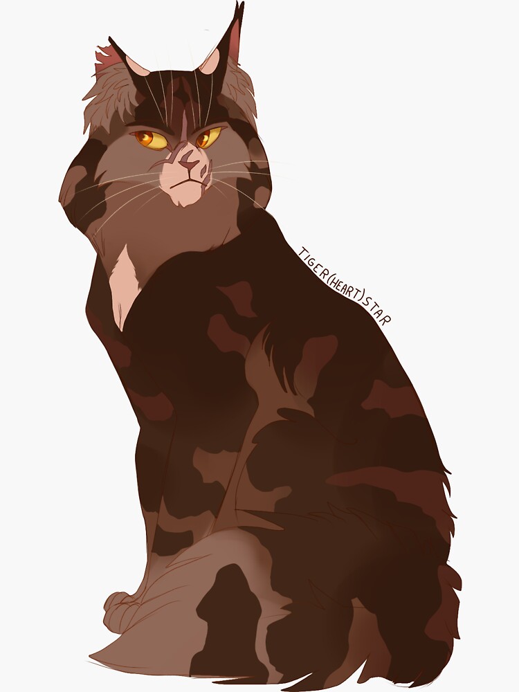 Tigerstar II Tigerheart Warrior Cats Postcard for Sale by alicialynne