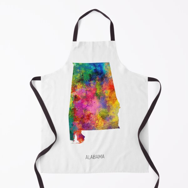 Item preview, Alabama Watercolor Map designed and sold by ArtPrints.