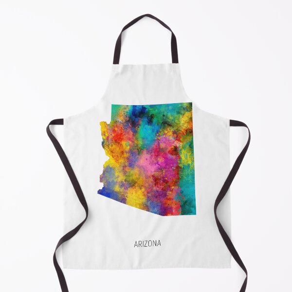 Item preview, Arizona Watercolor Map designed and sold by ArtPrints.