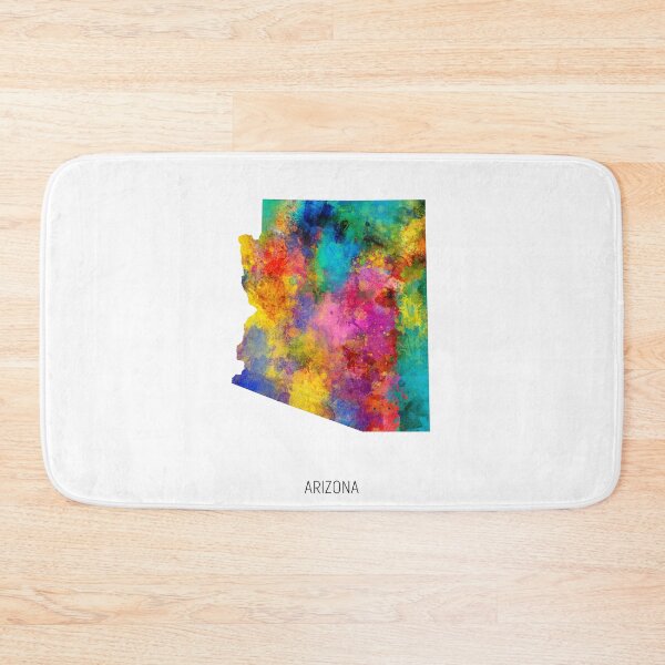 Item preview, Arizona Watercolor Map designed and sold by ArtPrints.