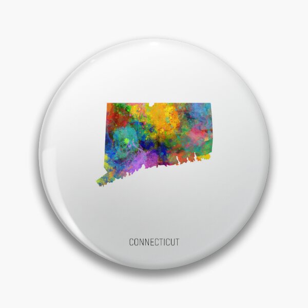 Item preview, Connecticut Watercolor Map designed and sold by ArtPrints.