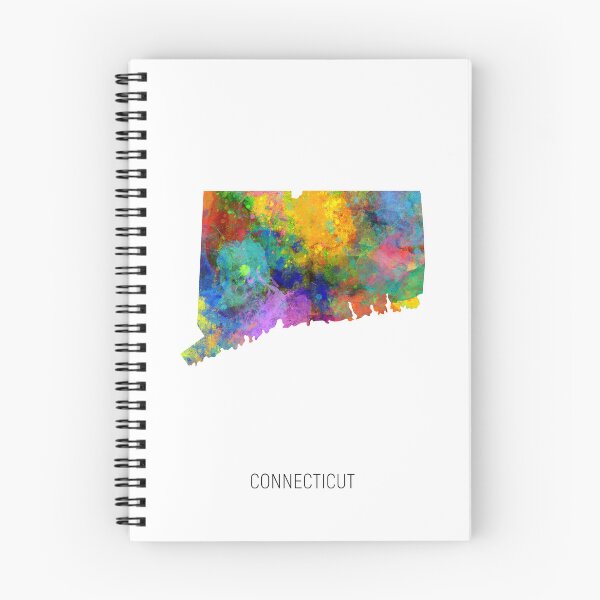 Item preview, Connecticut Watercolor Map designed and sold by ArtPrints.
