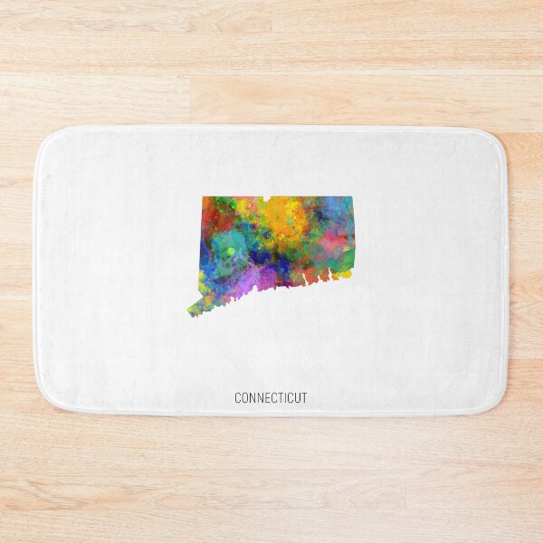 Item preview, Connecticut Watercolor Map designed and sold by ArtPrints.