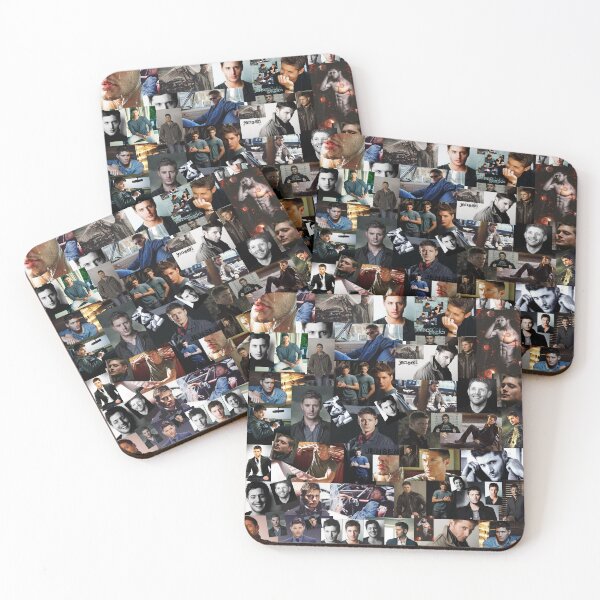 Item preview, Jensen Ackles Abstract Collage Design designed and sold by GoghGetta.