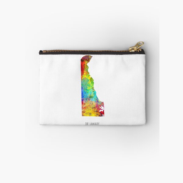 Item preview, Delaware Watercolor Map designed and sold by ArtPrints.