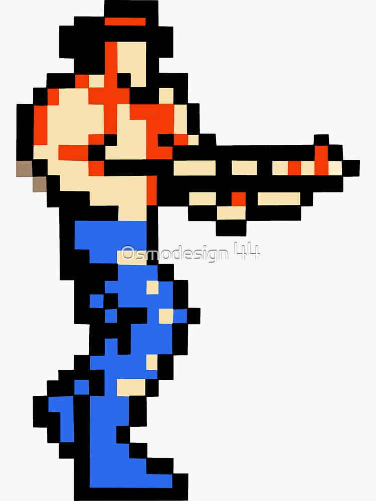 Contra game Sticker for Sale by Lakhwinder0006 Redbubble