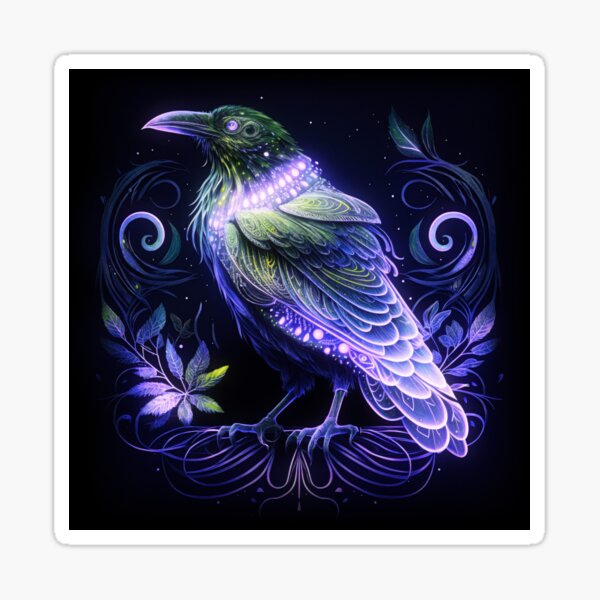 Aperçu de l'œuvre Corbeau, animal spirituel créée et vendue par LevelPug.