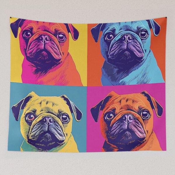 Item preview, Pop art Pug designed and sold by MDCGraphics.
