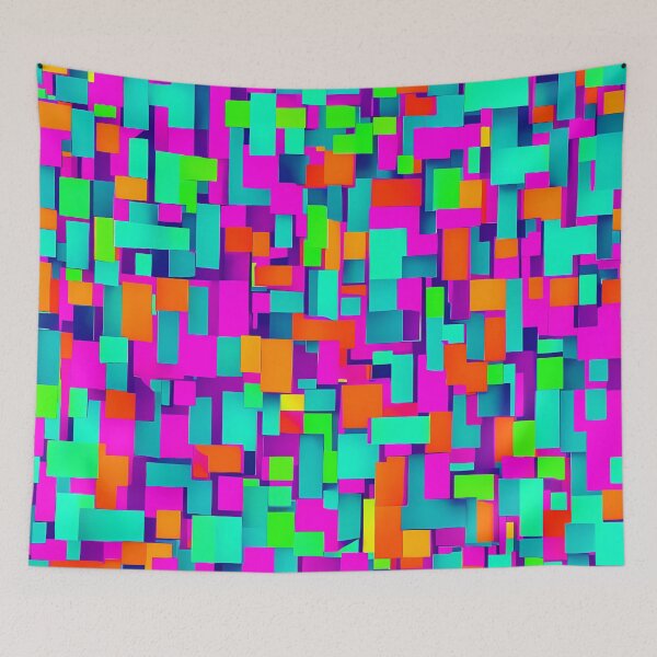 Item preview, Multicoloured futuristic pattern designed and sold by Oleksandr Ivanochko.