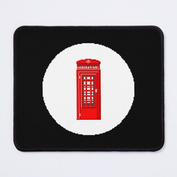 Item preview, London Telephone Booth Pixel Art | Street Theme Design designed and sold by anycolorart.