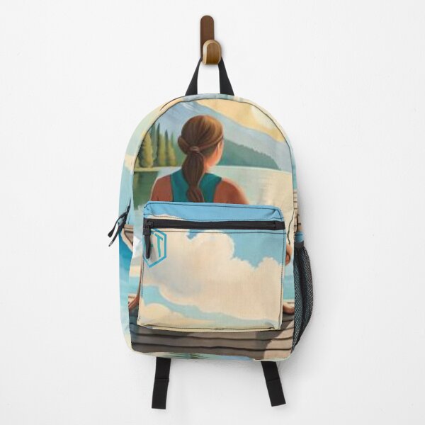 Item preview, Woman Reflecting by the Lake designed and sold by LoFaroShop.