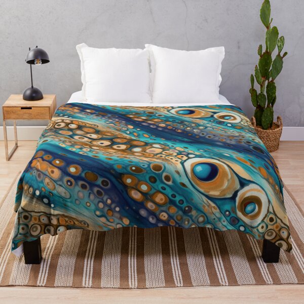 Item preview, Abstract Circles Earth and Water designed and sold by Adornamancy.