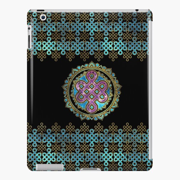 Endless Knot in Mandala Lotus shape iPad Snap Case