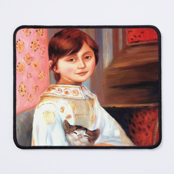 Item preview, With Cat, 1887 designed and sold by Valette-Tour.