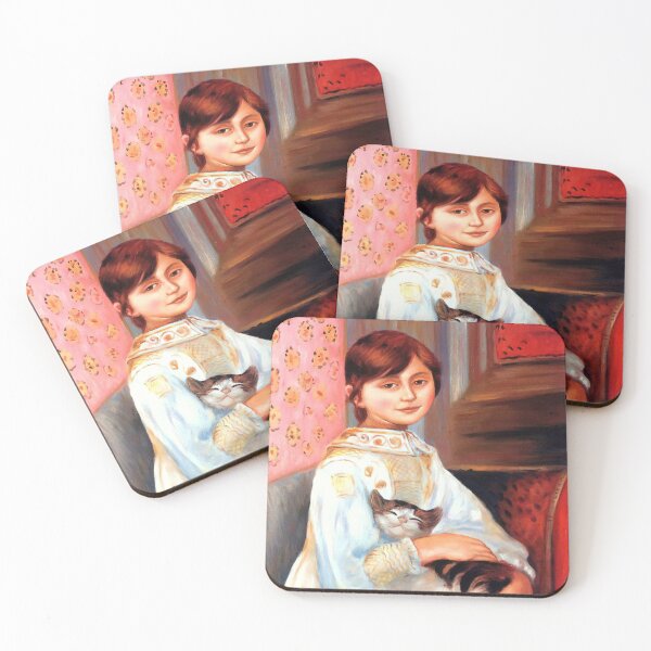 Item preview, With Cat, 1887 designed and sold by Valette-Tour.