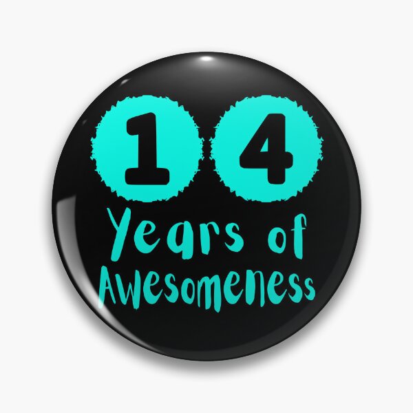 Item preview, 14 Years of Awesomeness Birthday Gift  designed and sold by NumbersFort.