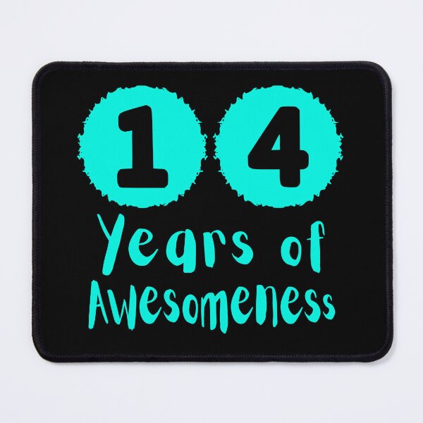 Item preview, 14 Years of Awesomeness Birthday Gift designed and sold by NumbersFort.