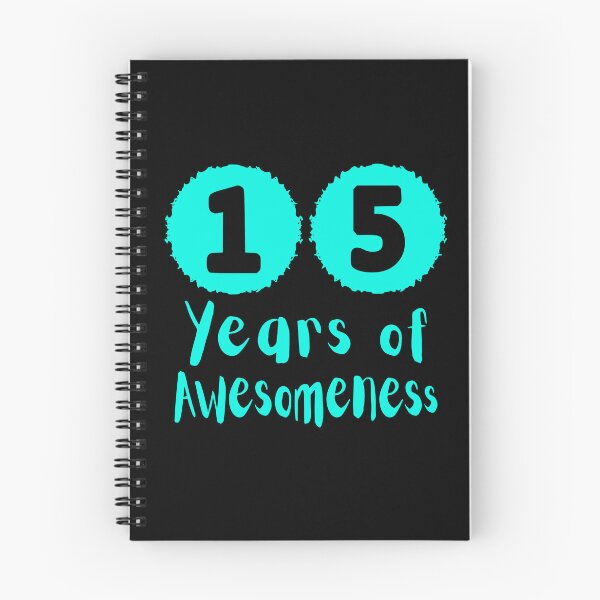 Item preview, 15 Years of Awesomeness Birthday Gift  designed and sold by NumbersFort.