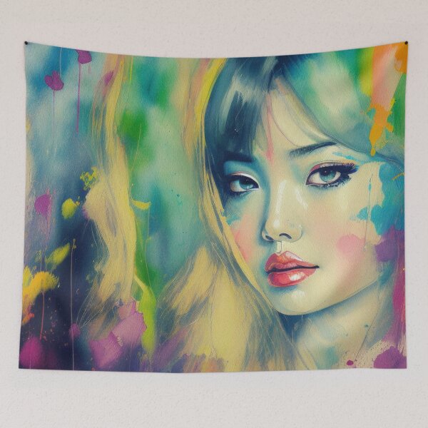 Item preview, Watercolor Girl 14 - Cool Art designed and sold by joejiing.