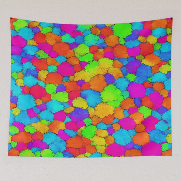 Item preview, Stylised colourful flowers designed and sold by Oleksandr Ivanochko.
