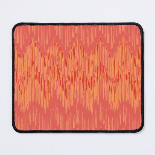 Item preview, Oil paint Ikat Pattern red pink colors designed and sold by Maitri-Sanghvi1.