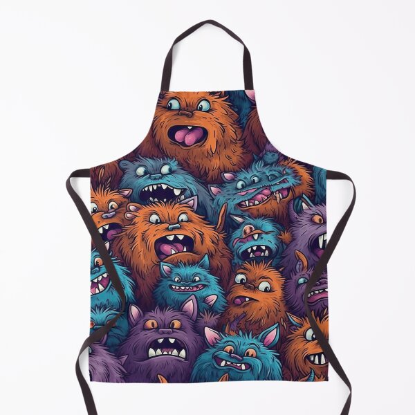 Item preview, Cute furry monster pattern 1 designed and sold by obstinator.