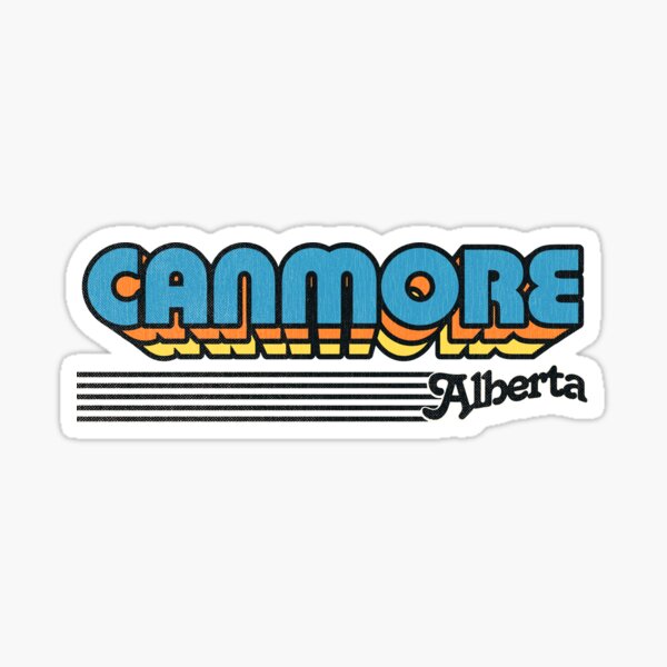 Item preview, Canmore, Alberta | Retro Stripes designed and sold by retroready.