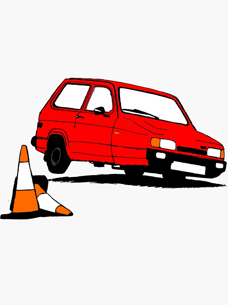 "Reliant Robin sticker" Sticker for Sale by RobinOfDeath | Redbubble