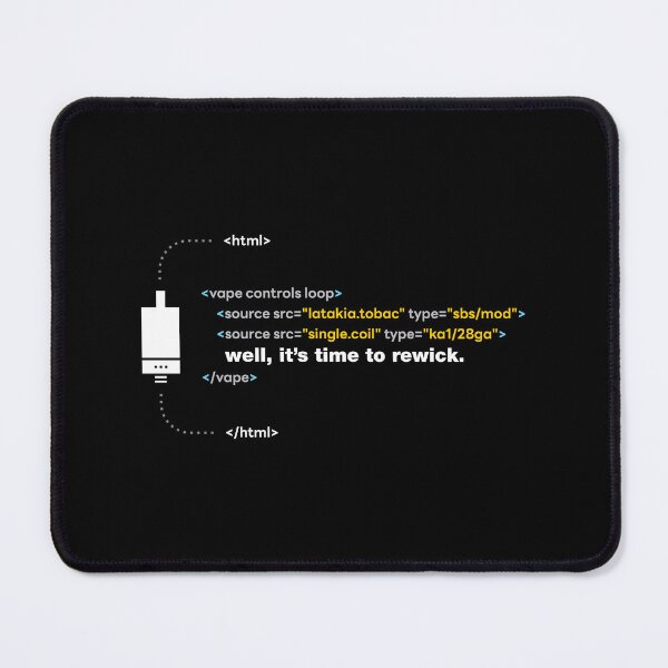 Item preview, Vape Code - Rewick designed and sold by MinimalUniverse.