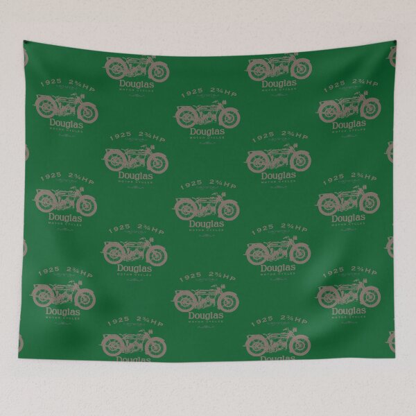 Item preview, 1925 Vintage Douglas Motorcycle   designed and sold by BRBDesignsCo.