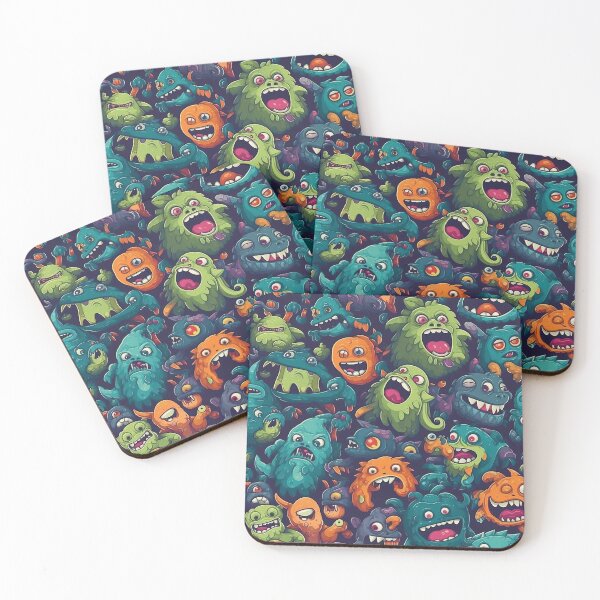 Item preview, Cute furry monster pattern 2 designed and sold by obstinator.