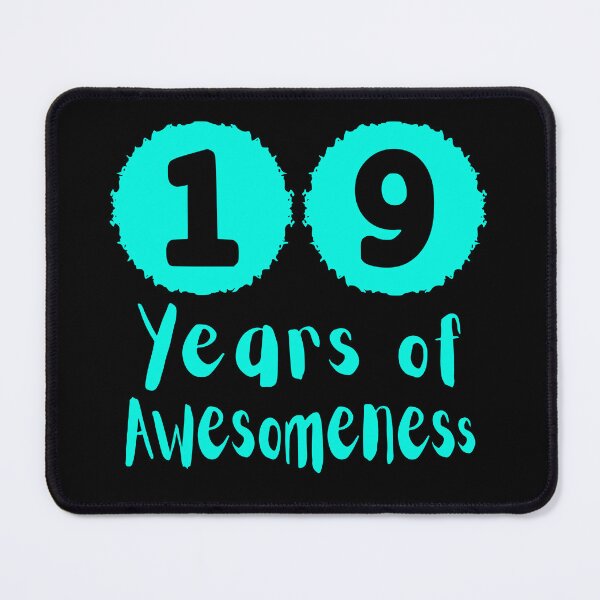 Item preview, 19 Years of Awesomeness Birthday Gift  designed and sold by NumbersFort.