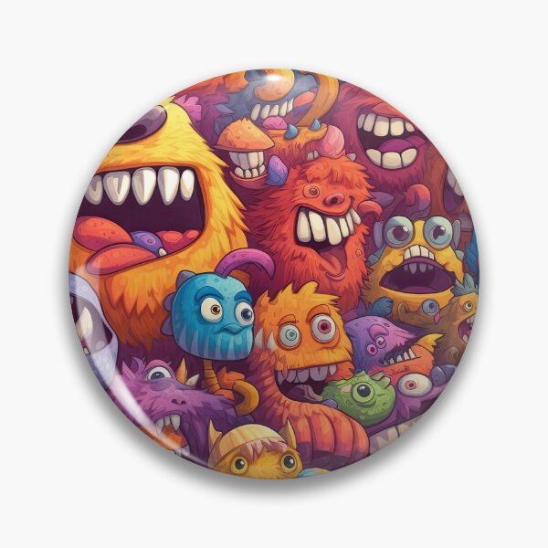 Item preview, Cute furry monster pattern 4 designed and sold by obstinator.