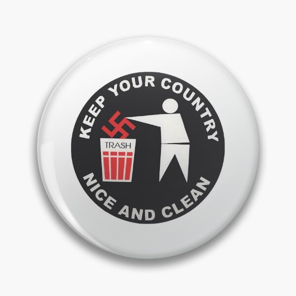 Item preview, Keep Your Country Clean - Anti-Nazi designed and sold by hemphillvanias.