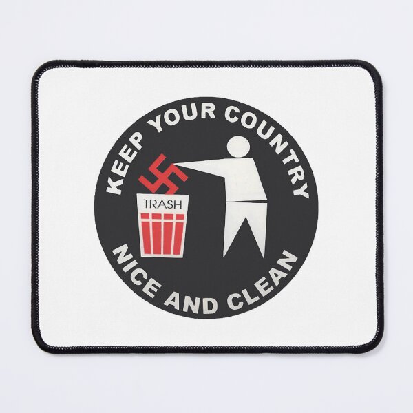Item preview, Keep Your Country Clean - Anti-Nazi designed and sold by hemphillvanias.