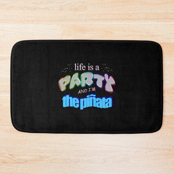 Aperçu de l'œuvre La vie est une fête et je suis la piñata - Funny Birthday Word Art créée et vendue par hemphillvanias.
