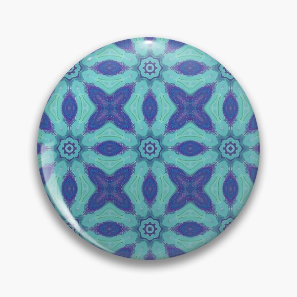 Item preview, Geometric Pattern - Pretty Blues - Abstract Painting - Digital Pattern designed and sold by AussieMuma.