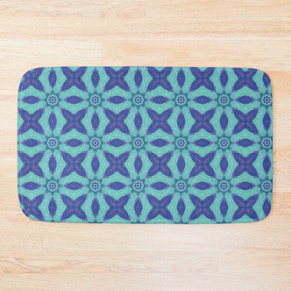 Item preview, Geometric Pattern - Pretty Blues - Abstract Painting - Digital Pattern designed and sold by AussieMuma.