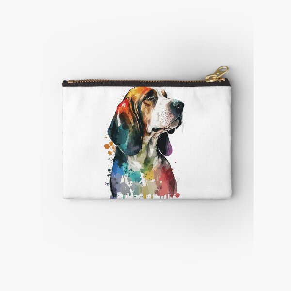 Item preview, Bassett Hound dog watercolor portrait designed and sold by Gerald Waters.