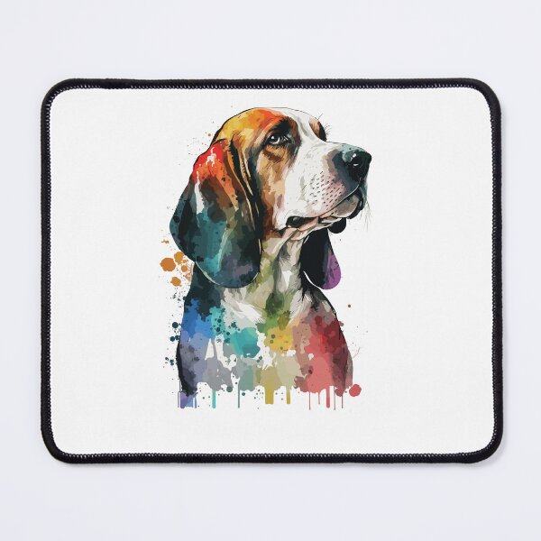 Item preview, Bassett Hound dog watercolor portrait designed and sold by Gerald Waters.