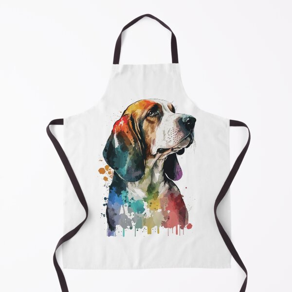 Item preview, Bassett Hound dog watercolor portrait designed and sold by Gerald Waters.